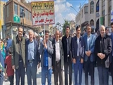 حضور پرشور پرسنل شبکه بهداشت ودرمان ومردم ولایتمدار شهرستان عجب شیر در راهپیمایی روز جهانی قدس۱۴۰۴