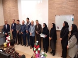 مراسم تجلیل از خانم مهرانگيز گرمابی در مرکز آموزش بهورزی شهرستان اهر